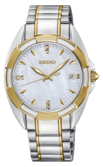 Seiko Dameshorloge Goud- en zilverkleurig 33,3 mm SKK886P1