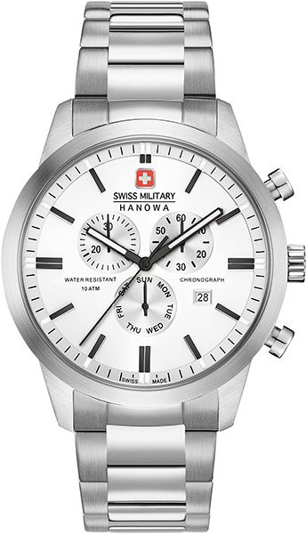 Swiss Military Hanowa Classic Chronograaf, saffierglas 06-5308.04.001