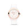 Colori Macaron 5 COL576 Horloge - Siliconen Band - Ø 30 mm - Wit / Rosékleurig