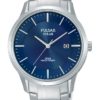 Pulsar herenhorloge Solar blauwe wijzerplaat 40 mm PX3159X1