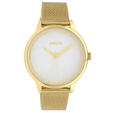 OOZOO C10092 Horloge Timepieces Collection staal goudkleurig 40 mm