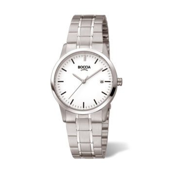 Boccia 3258-02 Horloge Titanium zilverkleurig