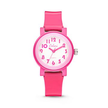 Colori 5-CLK052 Kinderhorloge Sports Time roze 28 mm