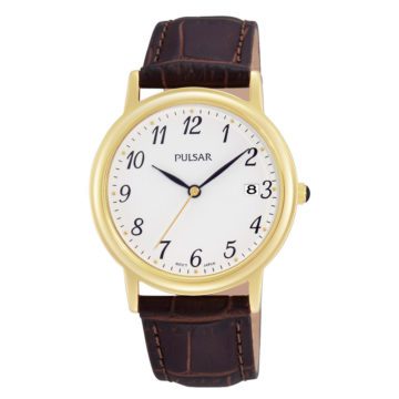 Pulsar PG8240X1 Herenhorloge Bicolor, leren band