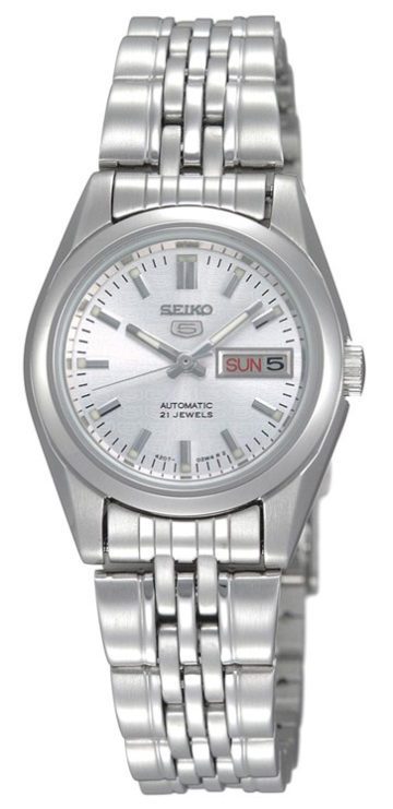 Seiko SYMA27K1 Dameshorloge Automaat zilverkleurig 26 mm