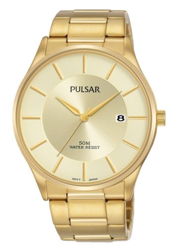 Pulsar PS9592X1 Herenhorloge staal goudkleurig 41 mm