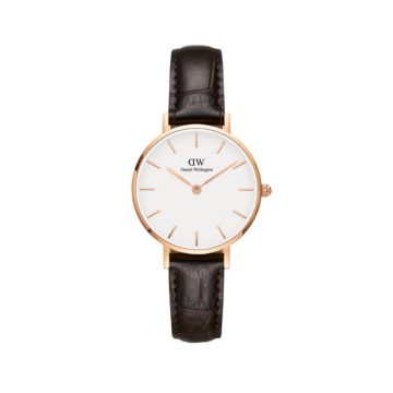 Daniel Wellington DW00100232 Horloge Classic Petite 28 mm York White rosekleurig-bruin