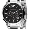 Emporio Armani Horloge Ranato staal zilverkleurig AR2434