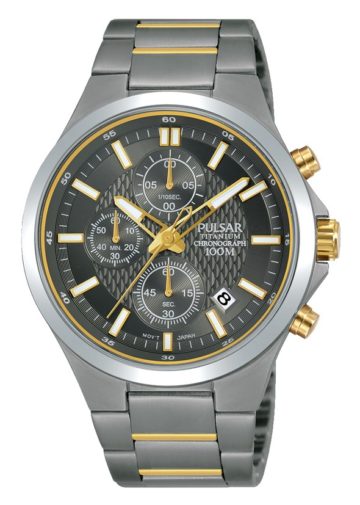 Pulsar PM3113X1 Horloge Chronograaf titanium tweekleurig