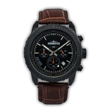 AEROMEISTER -1880- AM2001 Pilot Chrono Black