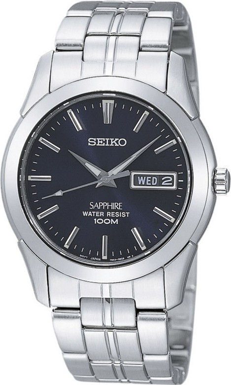 Seiko Herenhorloge met dag- en datum en saffierglas SGG717P1