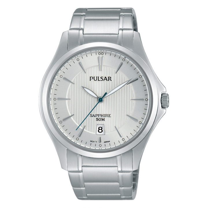 Pulsar Herenhorloge Saffierglas en Beschermde kroon PS9383X1