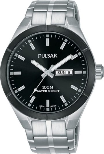 Pulsar herenhorloge zwarte wijzerplaat 41 mm PJ6103X1