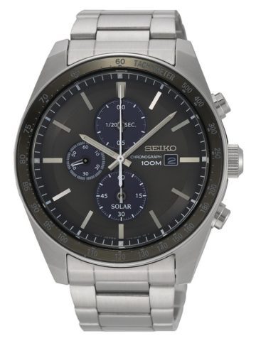 Seiko SSC715P1 herenhorloge Solar, tachymeter en Chronograaf 43,2 mm