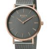Boccia 3273-08 Horloge titanium-staal zilver- en rosekleurig 35 mm