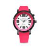 Colori Kinderhorloge Flash staal/siliconen roze 34 mm 5-CLK083