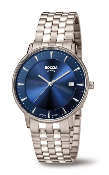 Boccia Titanium 3607-03 Horloge titanium zilverkleurig