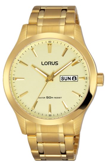 Lorus RXN22DX9 Herenhorloge goudkleurig 40 mm