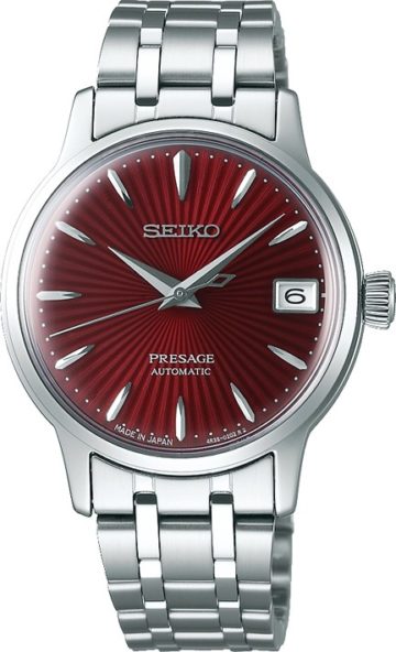 Seiko Presage Dameshorloge Presage Dames Analoog Zilverkleurig SRP853J1