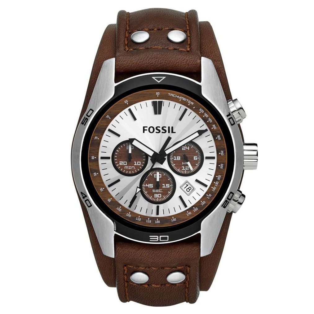 Fossil CH2565 Herenhorloge 'Coachmen' Chronograaf en Tachymeter Fossil CH2565 Herenhorloge 'Coachmen' Chronograaf en Tachymeter