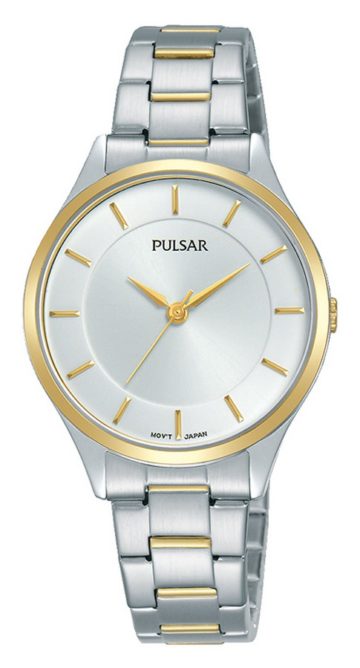 Pulsar dameshorloge goud- en zilverkleurig 30 mm PH8422X1