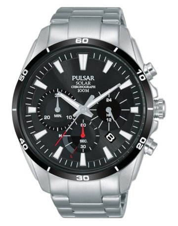 Pulsar herenhorloge Solar Chronograaf 44 mm PZ5059X1