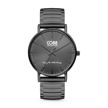 CO88 Collection 8CW-10060 – Horloge – Horloge – mesh band – zwart – ø 36 mm