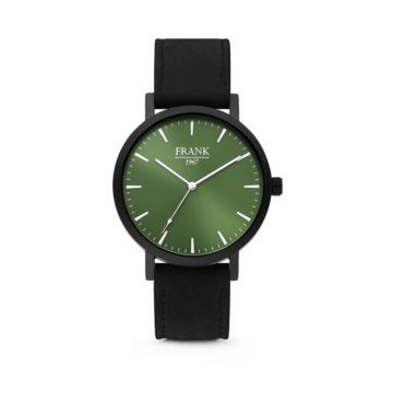 Frank 1967 7FW-0004 Herenhorloge zwart-groen Ø 42 mm