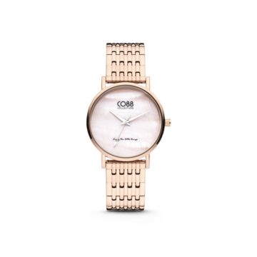 CO88 Collection 8CW 10068 Horloge – Stalen band – rosékleurig – Ø 32 mm