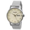 Prisma Herenhorloge P.2799A Lederen band Zilver