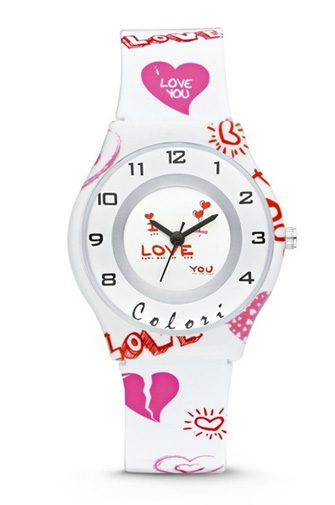 Colori Kinderhorloge I love you 34 mm 5-CLK048