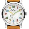 Colori kinderhorloge Schaap oranje-zwart 5-CLK068