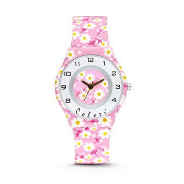 Colori Kinderhorloge Flower 34 mm 5-CLK046