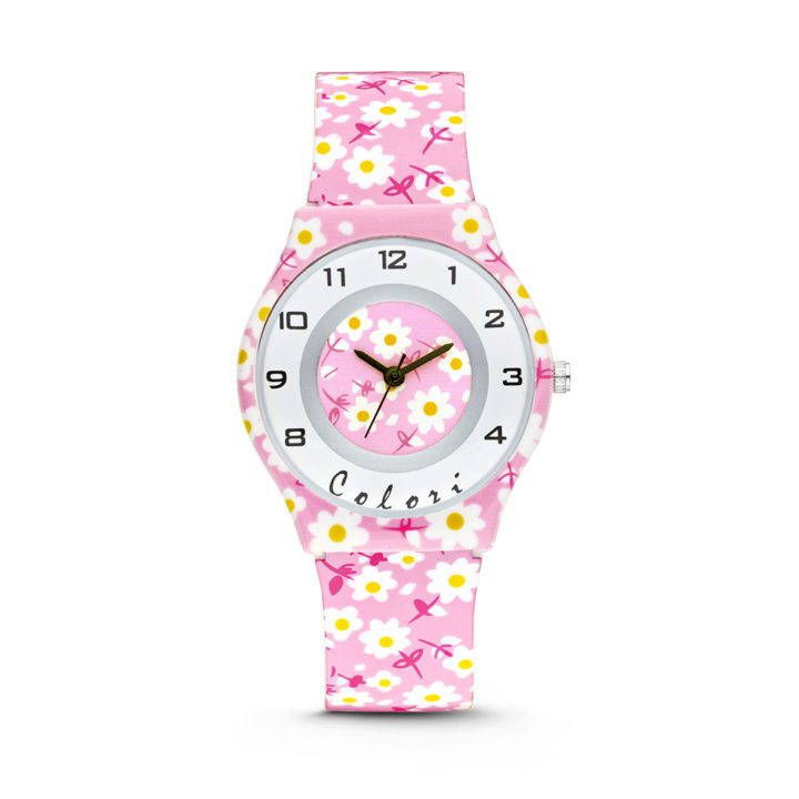 Colori Kinderhorloge Flower 34 mm 5-CLK046