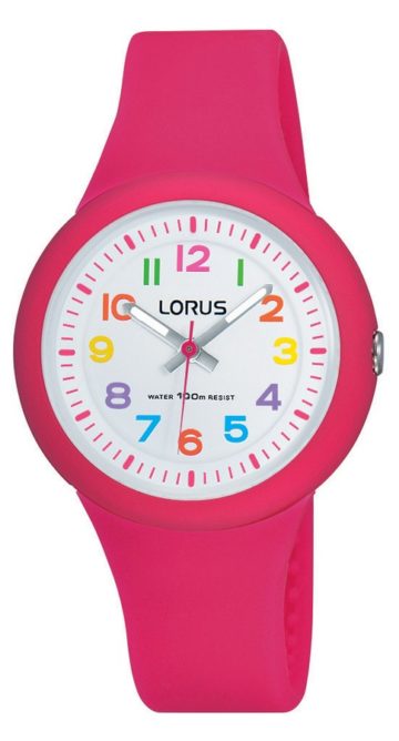 Lorus RRX49EX9 Young Kinderhorloge Roze bandje