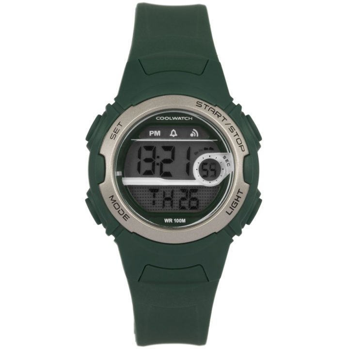 Coolwatch CW.341 Kinderhorloge Skills kunststof-siliconen groen