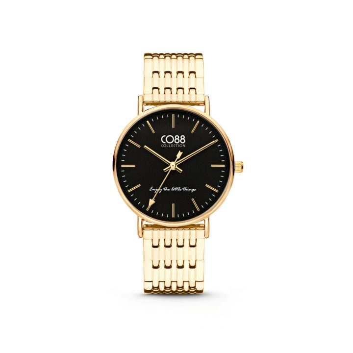 CO88 Collection 8CW 10073 Horloge - Stalen band - goudkleurig - Ø 36 mm