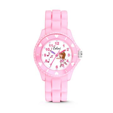 Colori kinderhorloge Roze siliconen 30 mm 5-CLK084