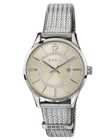 Breil TW1786 dameshorloge staal zilverkleurig 33 mm