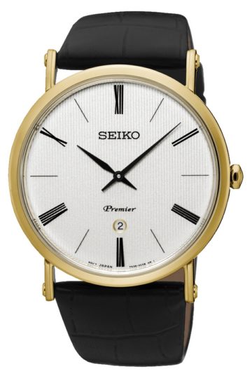 Seiko Herenhorloge 'Premier' goudkleurig SKP396P1