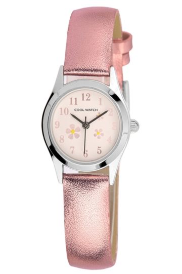 Coolwatch CW.152 kinderhorloge 'Little Flower' roze