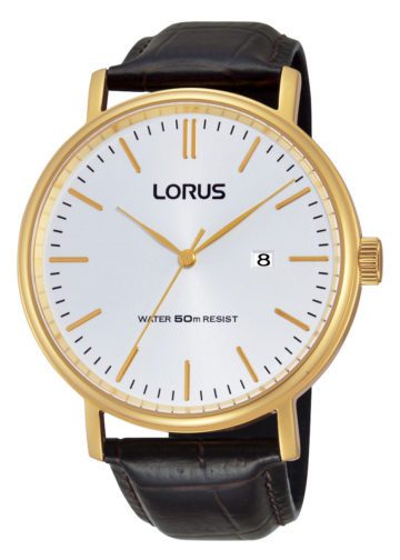 Lorus RH990DX9 horloge goudkleurig 43 mm