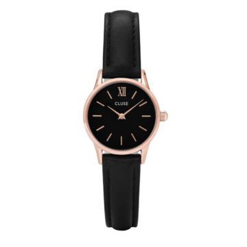 CLUSE CL50011 La Vedette Rose Goldplated Black Black horloge