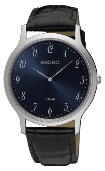 Seiko Herenhorloge Solar Blauwe wijzerplaat SUP861P1