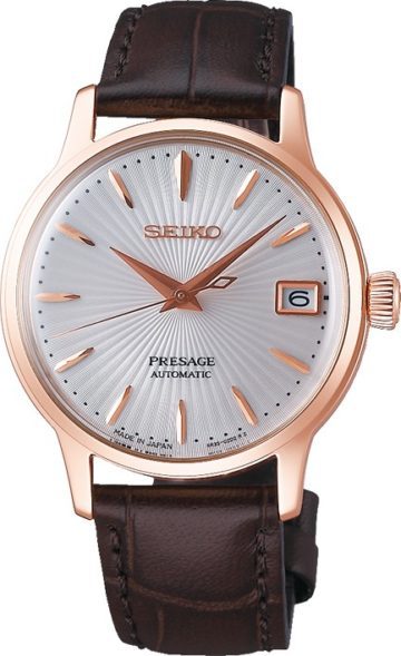 Seiko Presage Dameshorloge Presage Dames Analoog Bruin SRP852J1