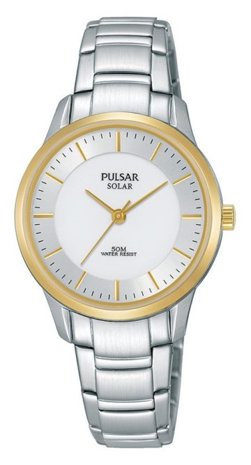 Pulsar dameshorloge Goud- en zilverkleurig 29 mm PY5040X1