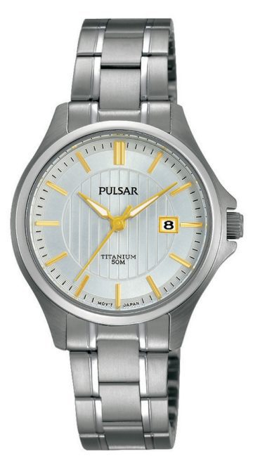 Pulsar PH7435X1 Dameshorloge Titanium 30 mm