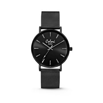 Colori XOXO 5 COL536 Horloge – Mesh Band – Ø 36 mm – Zwart
