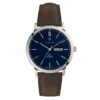 Renard Horloge RD381SS40OGR Elite Day Date Blue Dark Olive