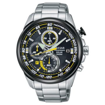 Pulsar PZ6003X1 Heren Solar Chronograaf horloge 44 mm